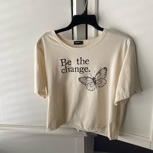 graphic crop tee from Dry Goods